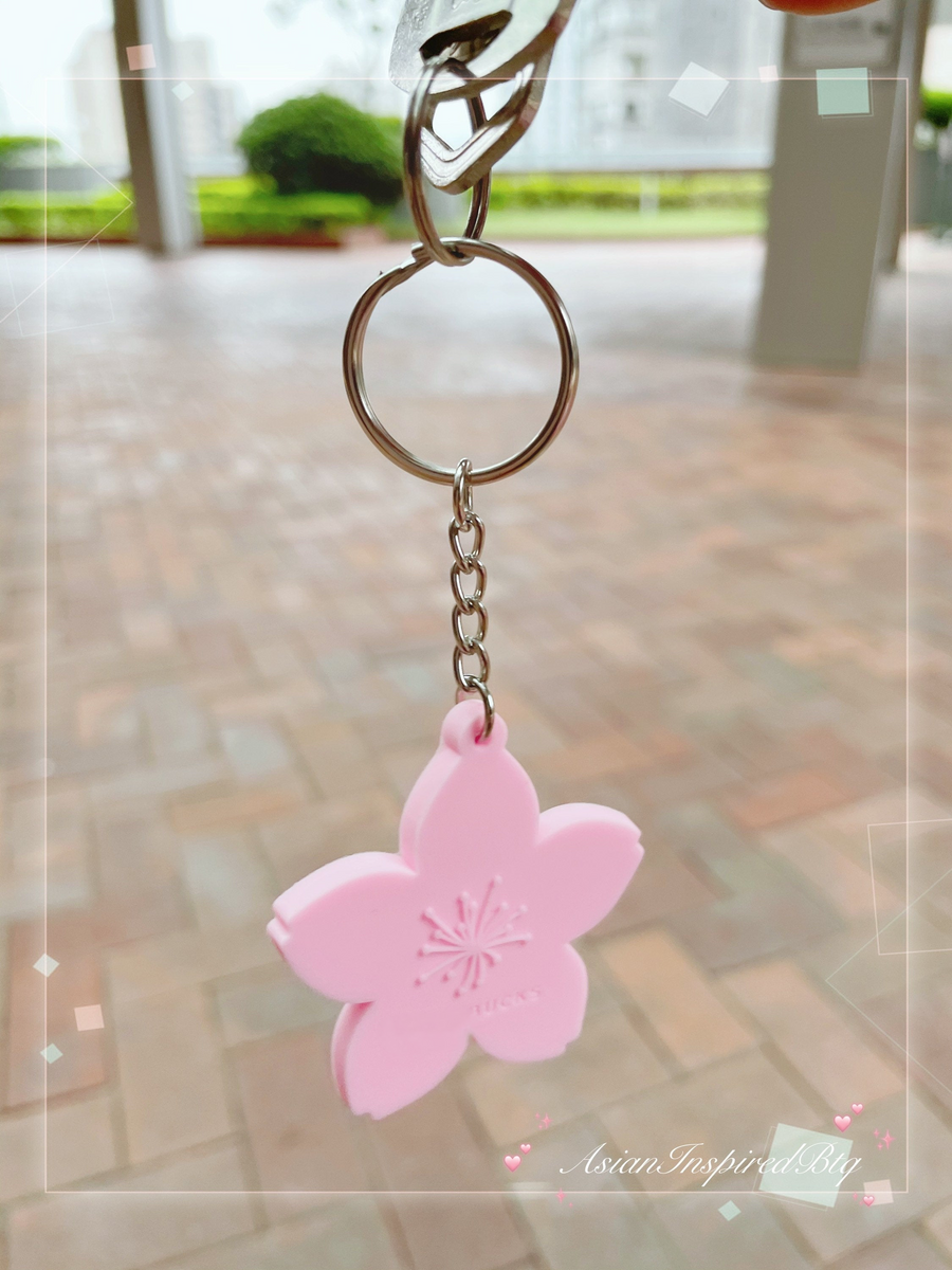 Small Sakura Key Chain Phone Chain Cherry Blossom Chain – AsianInspiredBtq
