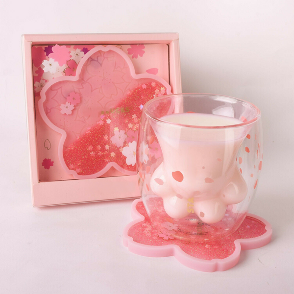 Cutest Cat Paw and Tail Mug Cup/Glass Multiple styles