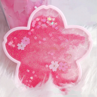 Popular Sakura Coaster Beautiful Cup Coaster with Drifting Sand