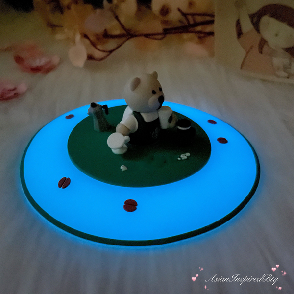 Glowing Bear Cup Cover (Normal Cover at day, Glowing cool cover at night)