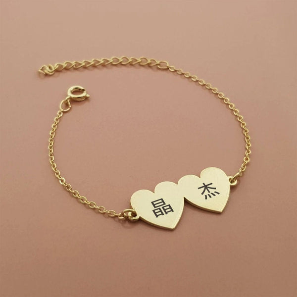 Personalized Chinese/Japanese/Korean Name Bracelet Gift for You, Lovers, Family