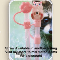 Sakura  Cat Leg Paw Glass/Cup/Mug (Fitted for Coffee/Tea/Milk/Juice/Water) Cherry Blossom