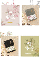 Floral Notebook Journal Chinese Style Hardcover Diary Books Weekly Planner Handbook Scrapbook