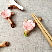 Sakura Chopstick Stand Cherry Blossom on the tree trunk Japanese Style