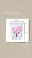 Magic Color Sakura Cherry Blossom glass Sake Cup/Shot glass