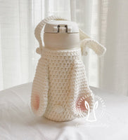 Customized Hand Knitted Cute Rabbit Cup Holder (Limited Supply)