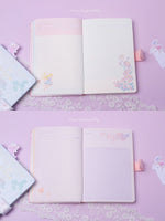 Fairy and Flower Notebook Journal Japanese Style Hardcover Diary Books Weekly Planner Handbook Scrapbook