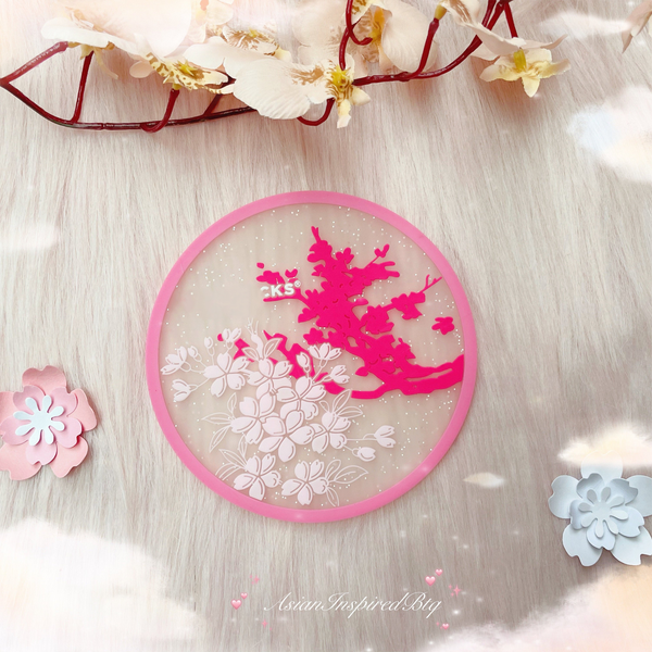 Sakura Tree Frosted Cup Coaster