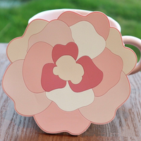 Valentine‘s Special Pink Petals Cup Coaster